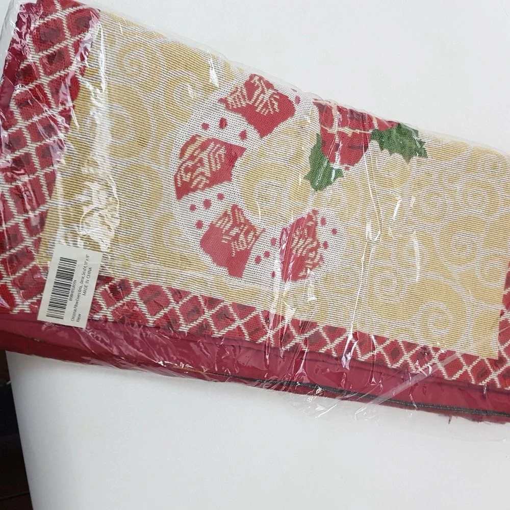 Christmas Pillow Covers Square 18''x18'' Cushion Elements Candy‎ Cane